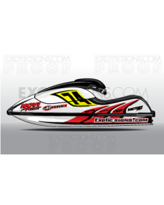 Kawasaki SX-R 800 Graphic Kit - EK0008K800